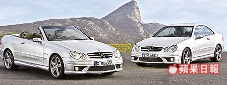 M-Benz CLK 63 AMG --AMG最強性能的6.3升V8引擎也向下延伸至CLK車系,它可輸出481匹馬力、64.3kgm扭力,同時變速箱也一併升級為AMG SPEEDSHIFT 7速手自排。